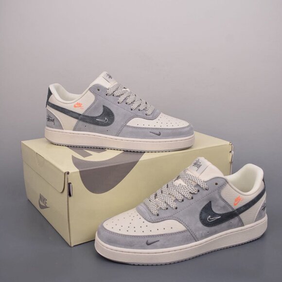 Nike Court Vision Low Stussy Gray